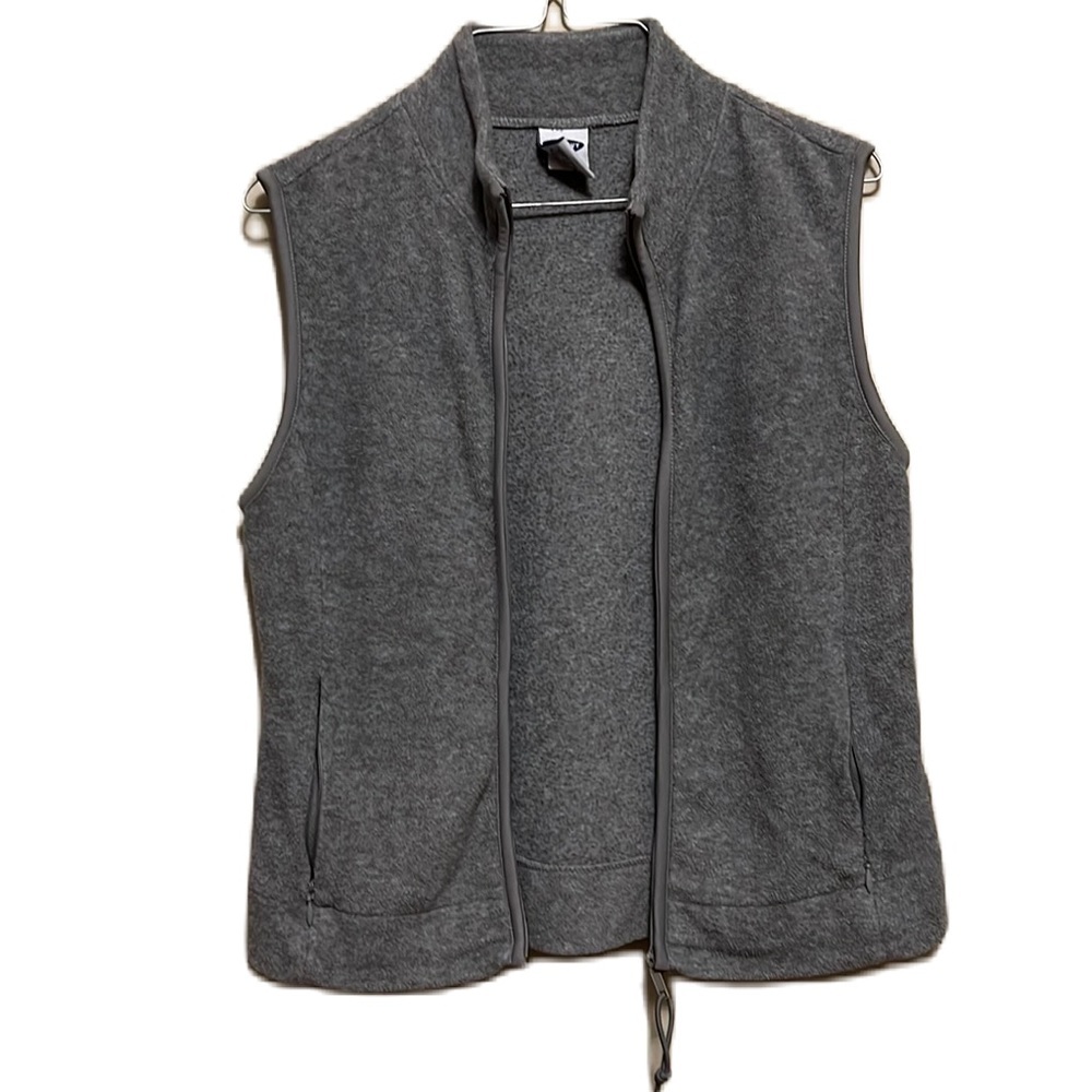 Women’s OLD NAVY Sweater Collared Vest, Heather Gray, Size Small - Picture 1 of 5